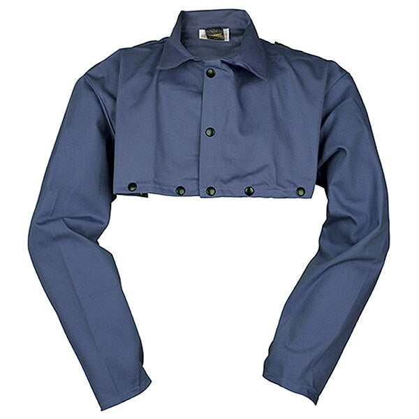 FR Welding Cape Sleeve, Cotton, Blue, 5XL