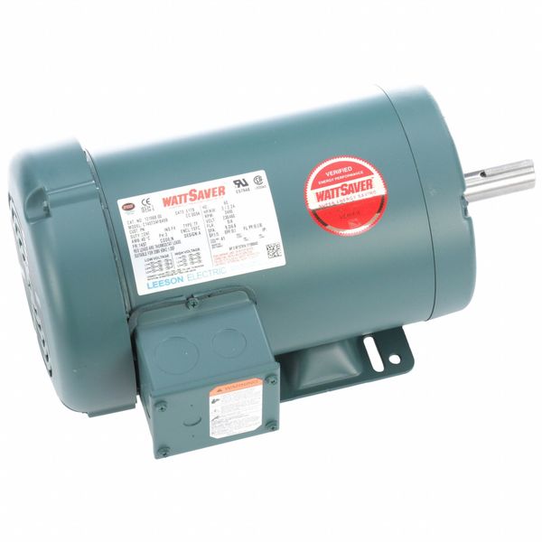 General Purpose Motor, 3 hp, 8.0/4.0 A