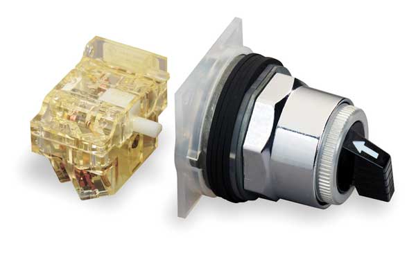 Non-Illum Selectr Swtch, 30mm, 3 Pos, Lever