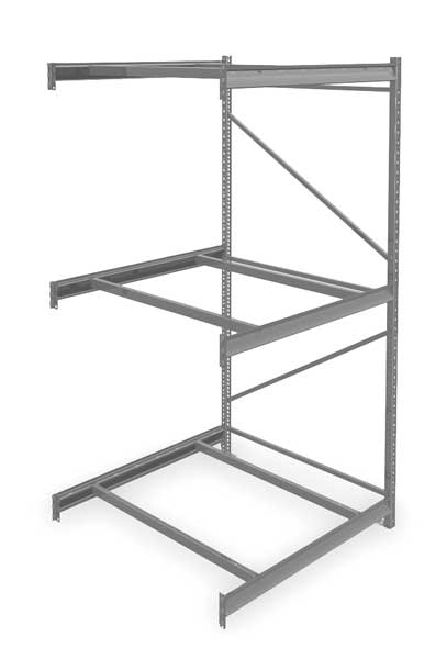 Add-On Bulk Storage Rack, 48 in D, 48 in W, 3 Shelves