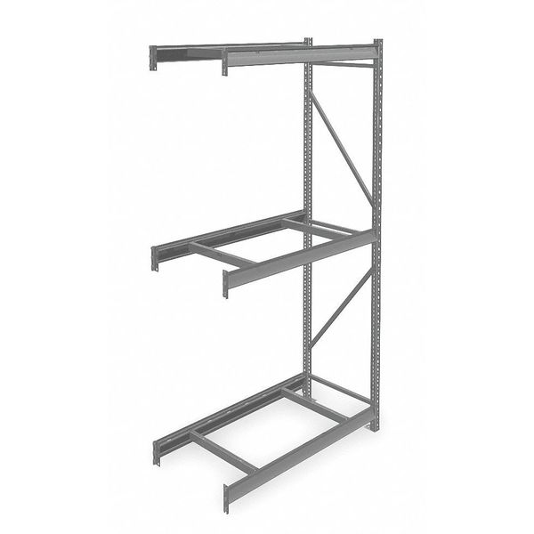 Add-On Bulk Storage Rack, 24 in D, 48 in W, 3 Shelves