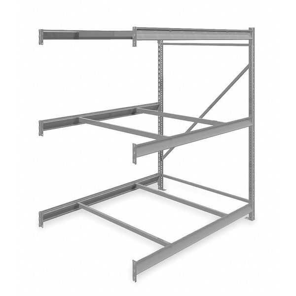 Add-On Bulk Storage Rack, 48 in D, 60 in W, 3 Shelves
