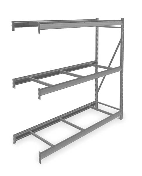 Add-On Bulk Storage Rack, 24 in D, 72 in W, 3 Shelves