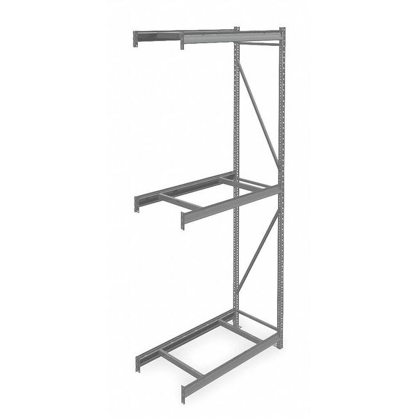 Add-On Bulk Storage Rack, 24 in D, 48 in W, 3 Shelves