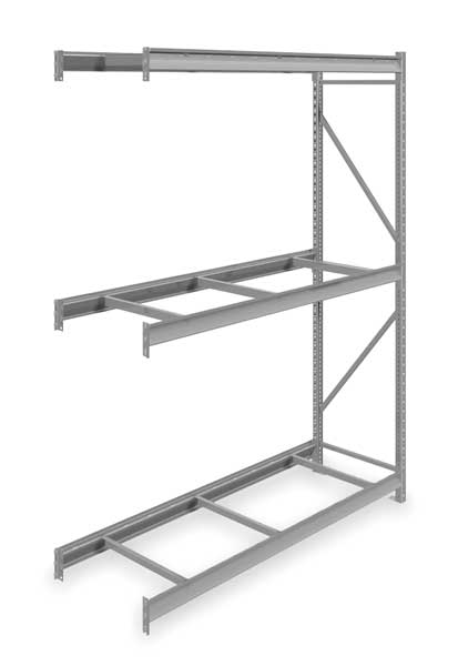 Add-On Bulk Storage Rack, 24 in D, 72 in W, 3 Shelves