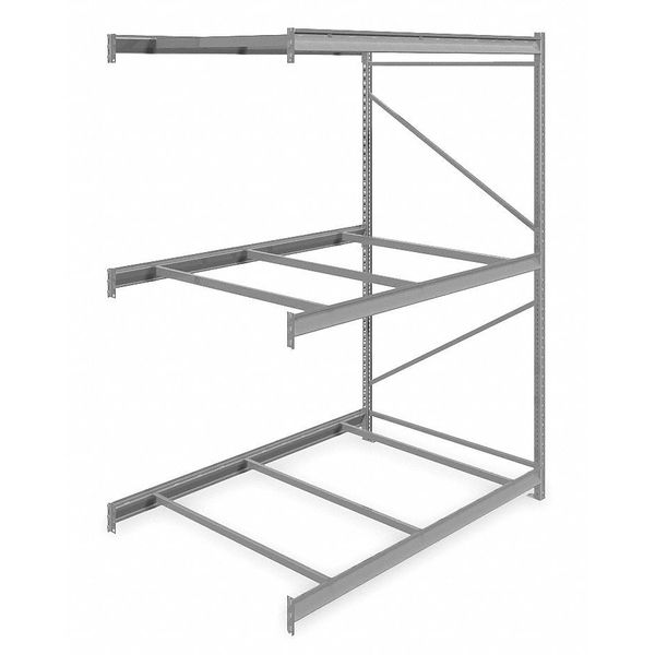 Add-On Bulk Storage Rack, 48 in D, 72 in W, 3 Shelves