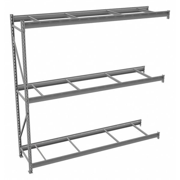 Add-On Bulk Storage Rack, 24 in D, 96 in W, 3 Shelves