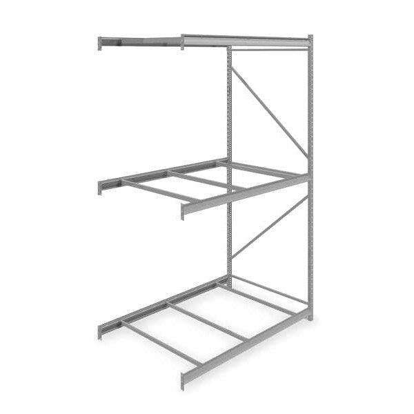 Add-On Bulk Storage Rack, 48 in D, 72 in W, 3 Shelves