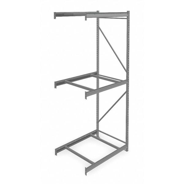 Add-On Bulk Storage Rack, 36 in D, 48 in W, 3 Shelves