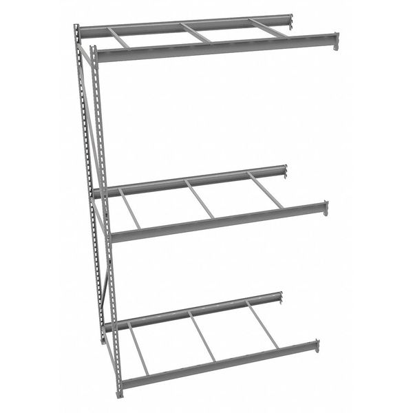 Add-On Bulk Storage Rack, 36 in D, 72 in W, 3 Shelves