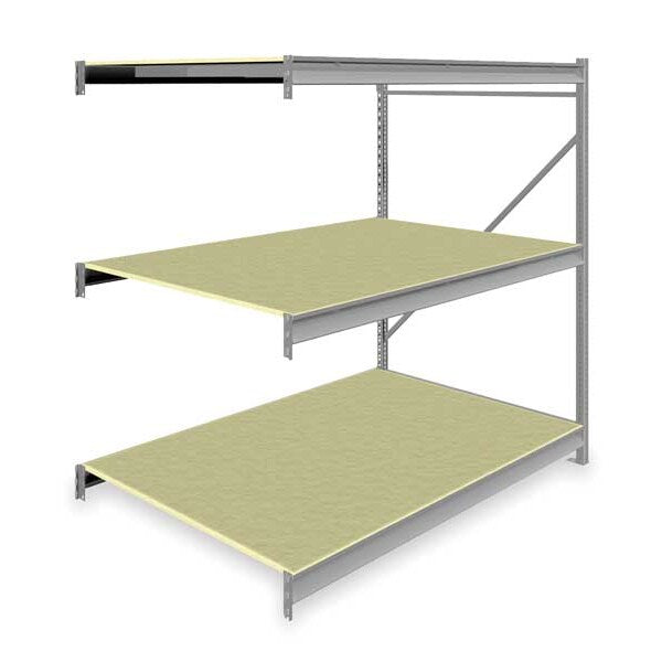 Add-On Bulk Storage Rack, 48 in D, 72 in W, 3 Shelves