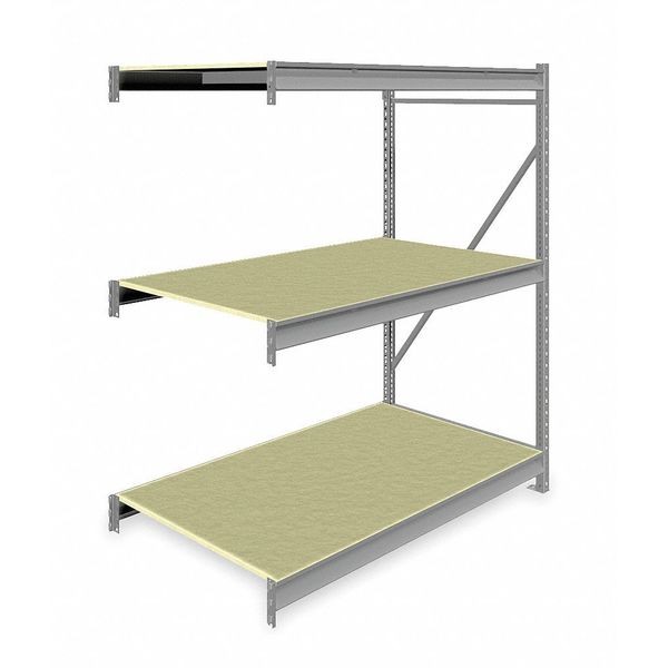 Add-On Bulk Storage Rack, 36 in D, 60 in W, 3 Shelves