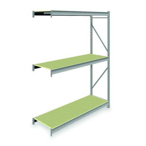 Add-On Bulk Storage Rack, 24 in D, 72 in W, 3 Shelves