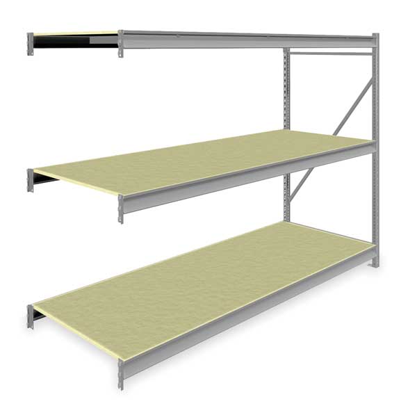 Add-On Bulk Storage Rack, 36 in D, 96 in W, 3 Shelves