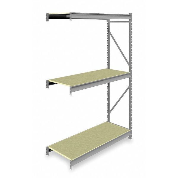Add-On Bulk Storage Rack, 24 in D, 60 in W, 3 Shelves