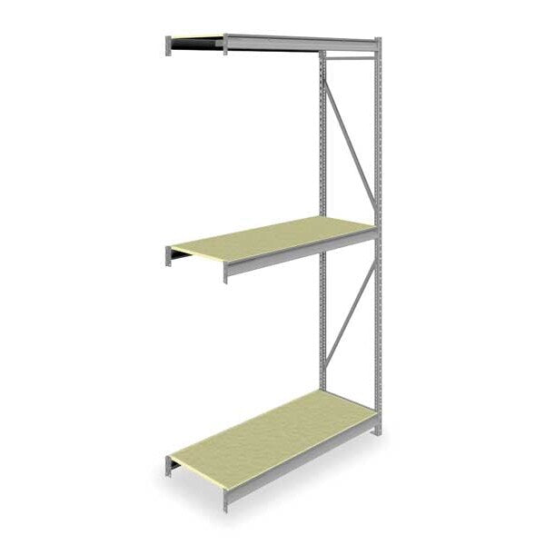 Add-On Bulk Storage Rack, 24 in D, 60 in W, 3 Shelves