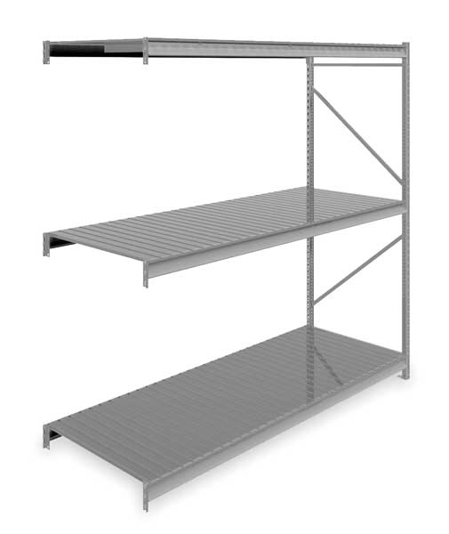 Add-On Bulk Storage Rack, 36 in D, 96 in W, 3 Shelves