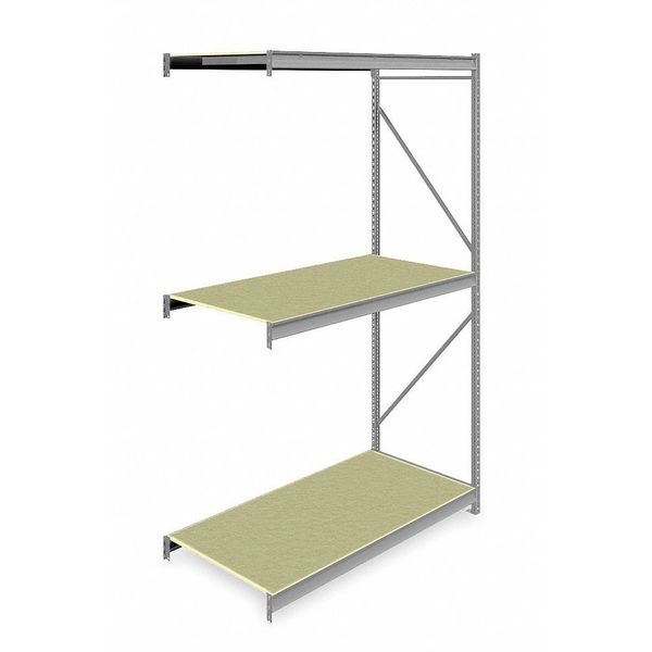 Add-On Bulk Storage Rack, 36 in D, 72 in W, 3 Shelves