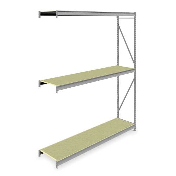 Add-On Bulk Storage Rack, 24 in D, 96 in W, 3 Shelves