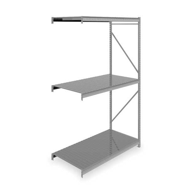 Add-On Bulk Storage Rack, 36 in D, 72 in W, 3 Shelves