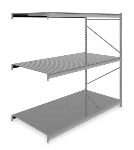 Add-On Bulk Storage Rack, 48 in D, 96 in W, 3 Shelves