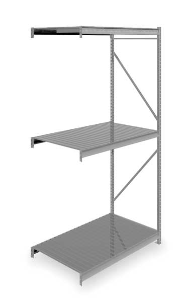 Add-On Bulk Storage Rack, 36 in D, 60 in W, 3 Shelves