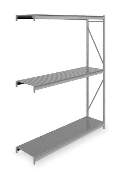 Add-On Bulk Storage Rack, 24 in D, 96 in W, 3 Shelves