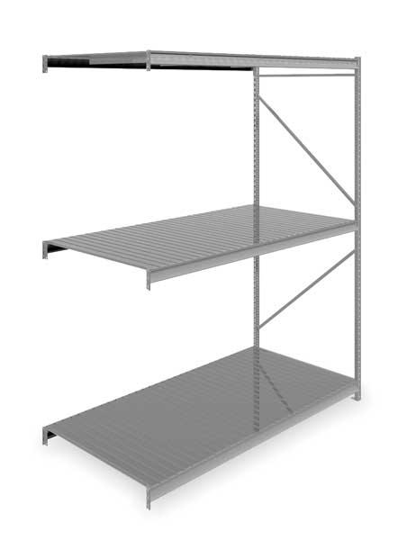 Add-On Bulk Storage Rack, 48 in D, 96 in W, 3 Shelves