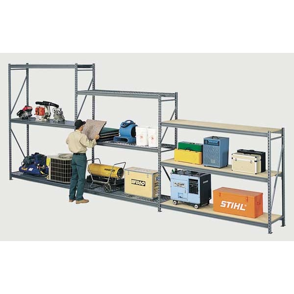Starter Bulk Storage Rack, 36 in D, 96 in W, 3 Shelves