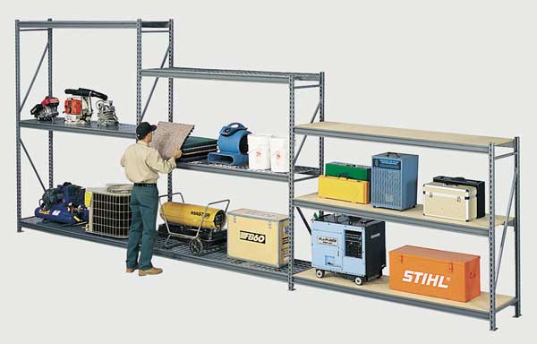 Starter Bulk Storage Rack, 36 in D, 48 in W, 3 Shelves