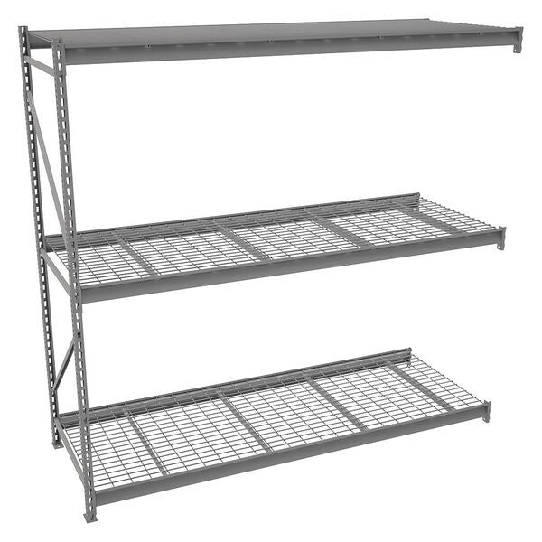 Add-On Bulk Storage Rack, 36 in D, 96 in W, 3 Shelves