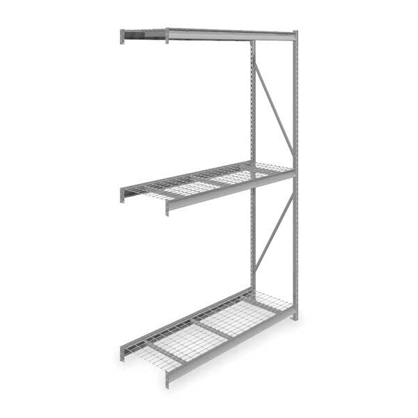 Add-On Bulk Storage Rack, 24 in D, 72 in W, 3 Shelves