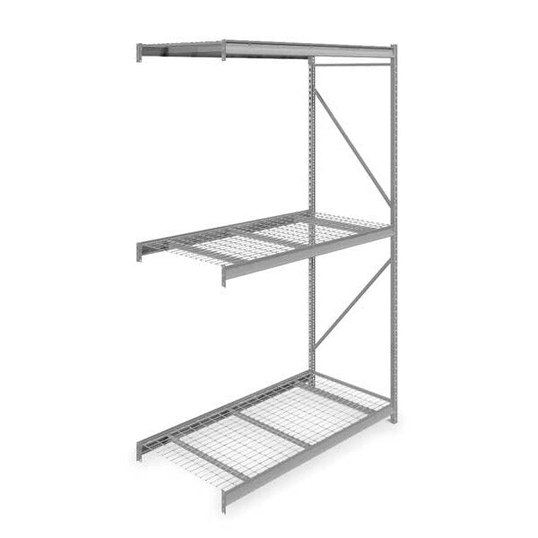 Add-On Bulk Storage Rack, 36 in D, 72 in W, 3 Shelves