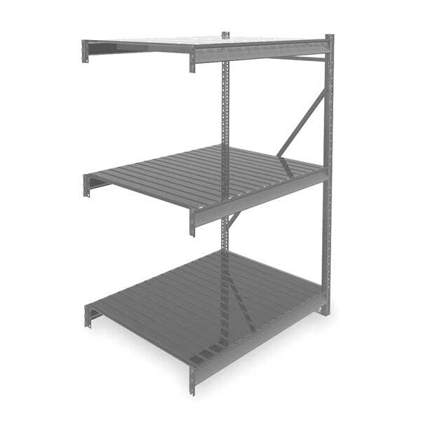 Add-On Bulk Storage Rack, 36 in D, 48 in W, 3 Shelves