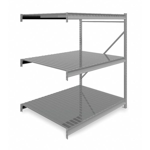 Add-On Bulk Storage Rack, 48 in D, 60 in W, 3 Shelves