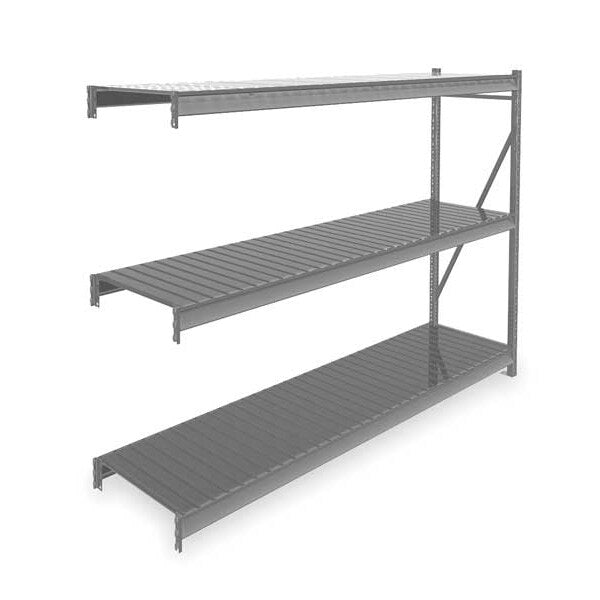 Add-On Bulk Storage Rack, 24 in D, 96 in W, 3 Shelves