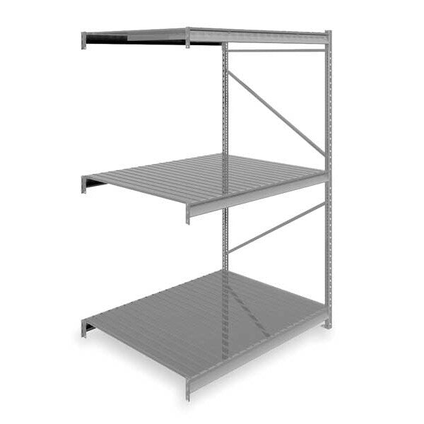 Add-On Bulk Storage Rack, 48 in D, 60 in W, 3 Shelves