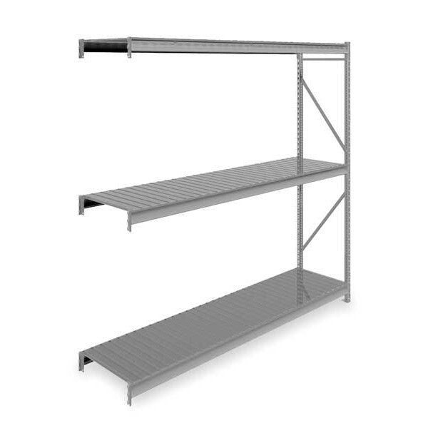 Add-On Bulk Storage Rack, 24 in D, 96 in W, 3 Shelves