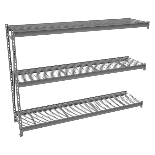 Add-On Bulk Storage Rack, 24 in D, 96 in W, 3 Shelves