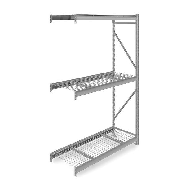 Add-On Bulk Storage Rack, 24 in D, 60 in W, 3 Shelves