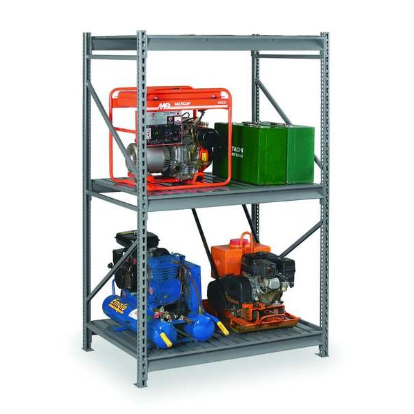 Starter Bulk Storage Rack, 36 in D, 48 in W, 3 Shelves