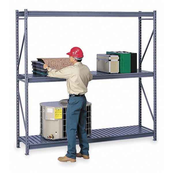 Starter Bulk Storage Rack, 48 in D, 96 in W, 3 Shelves