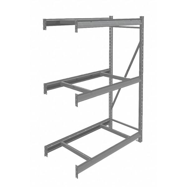 Add-On Bulk Storage Rack, 24 in D, 72 in W, 3 Shelves