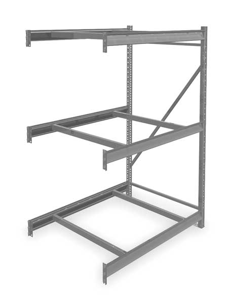 Add-On Bulk Storage Rack, 36 in D, 48 in W, 3 Shelves