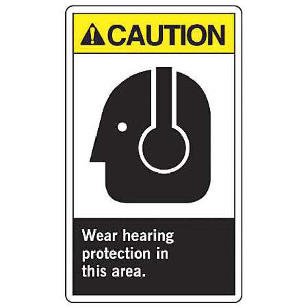 Label, 5 In. H, Self-Adhesive Vinyl, PK5, LPPE600VSP