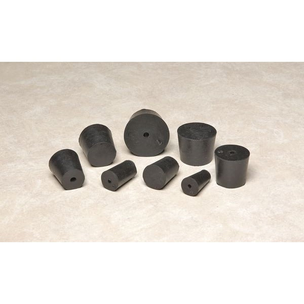 Stopper, 25mm, Black, PK24