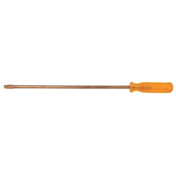 Non-Sparking Slotted Screwdriver 3/8 in Round
