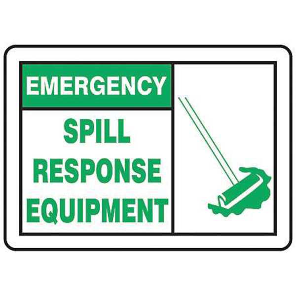 Safety Label, 3 1/2 in Height, 5 in English, LCHL901VSP