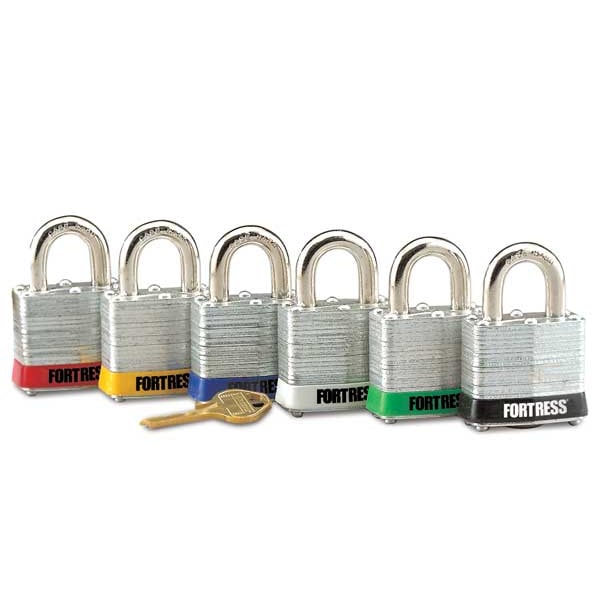 Lockout Padlock, KD, Red, 1-1/4