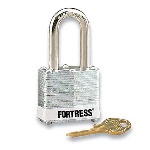 Lockout Padlock, KD, White, 1-1/4